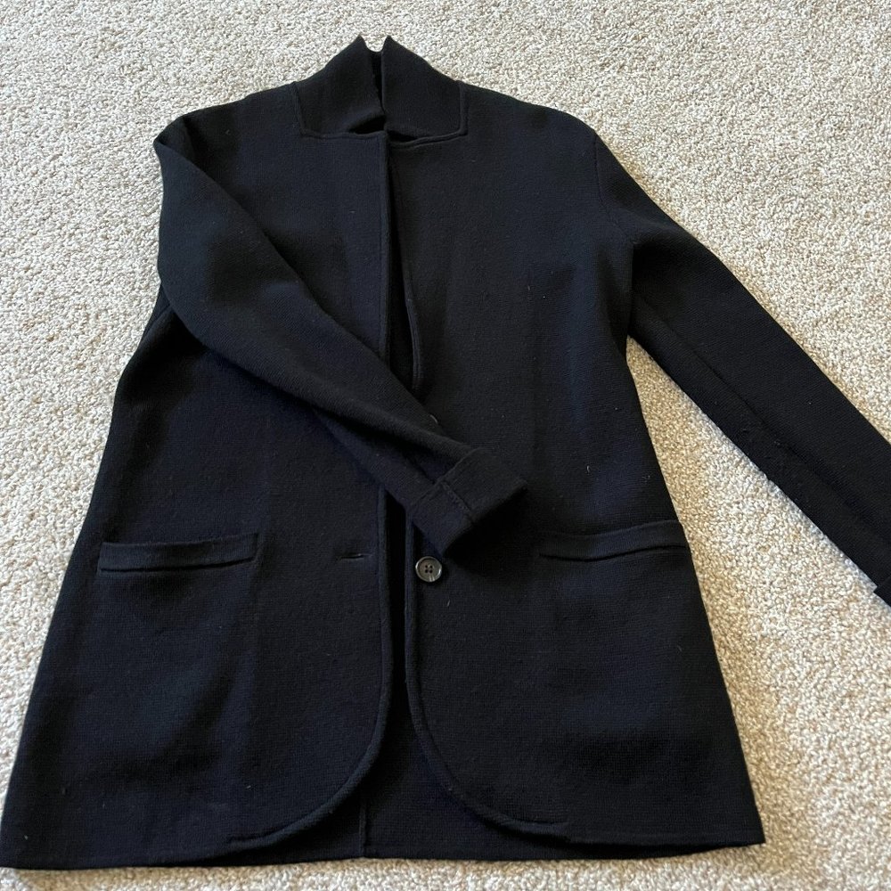 J crew Sweater Blazer Black Women XXS